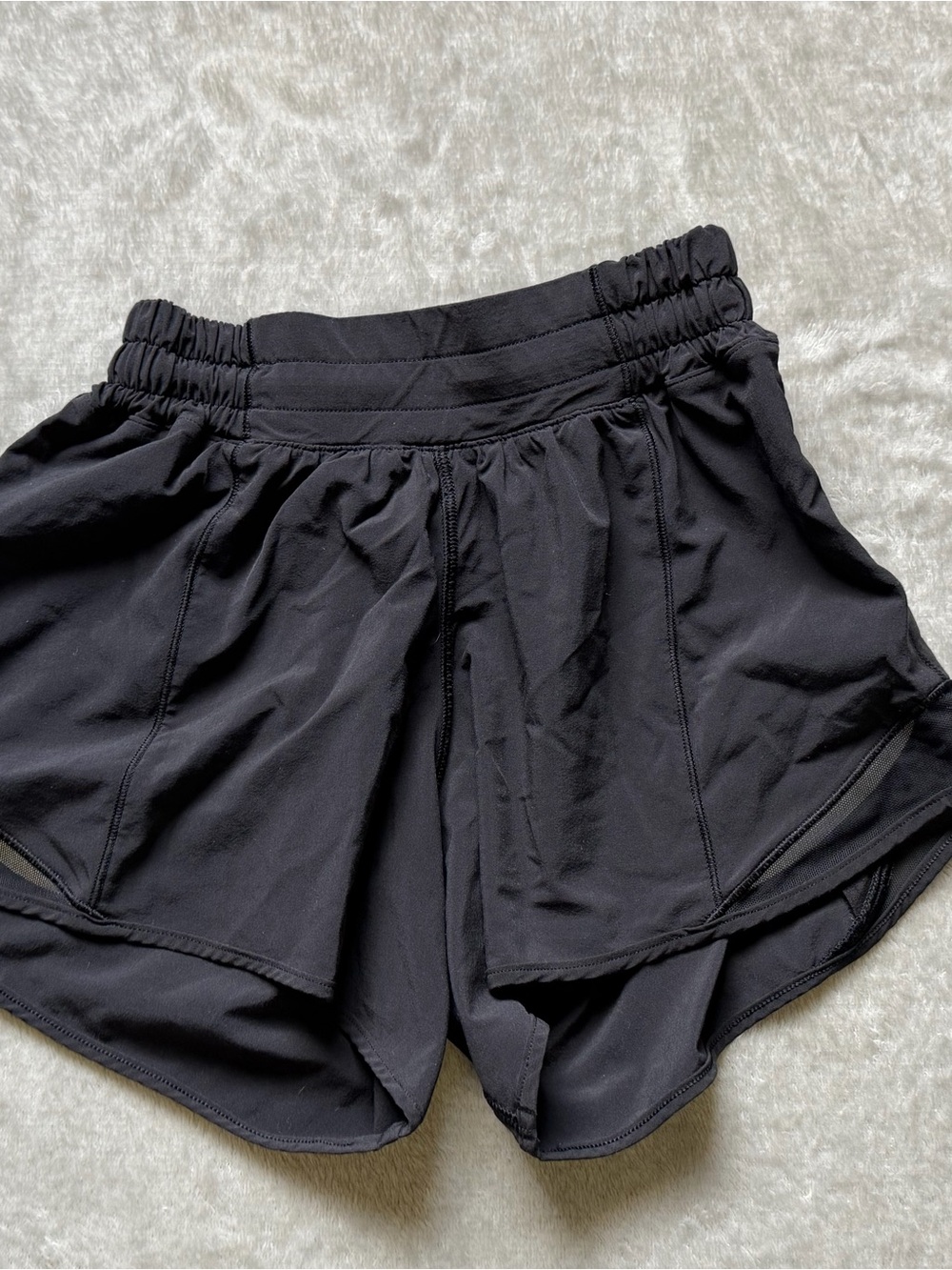 lululemon athletica Women's Black Athletic Running Shorts
